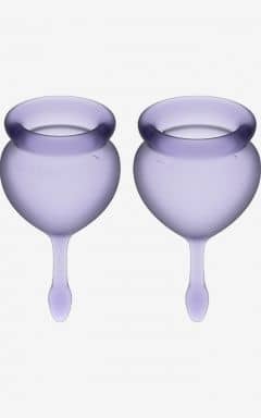 Alle Satisfyer Feel Good Menstrual Cups Purple