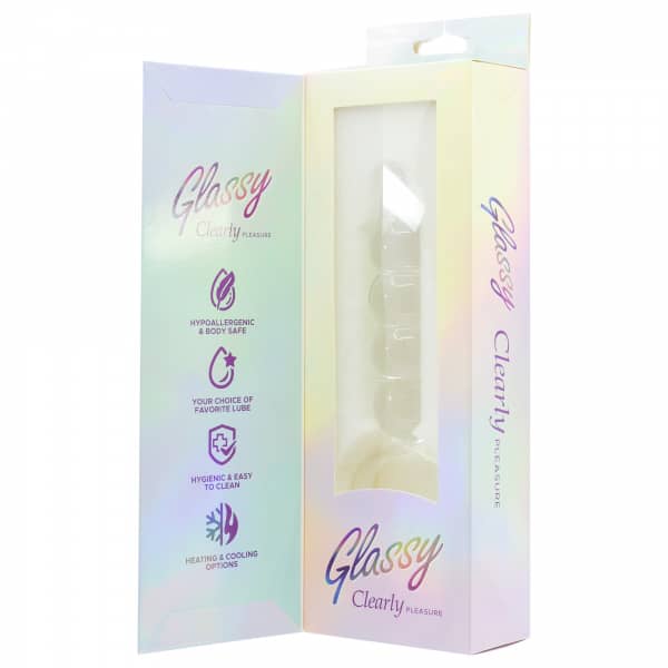 Glassy Clear Bubble Plug