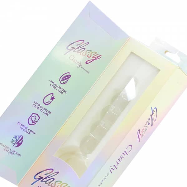 Glassy Clear Bubble Plug