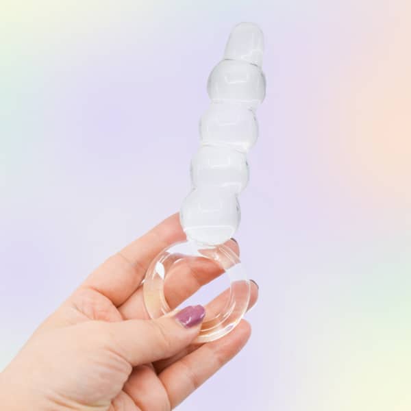Glassy Clear Bubble Plug