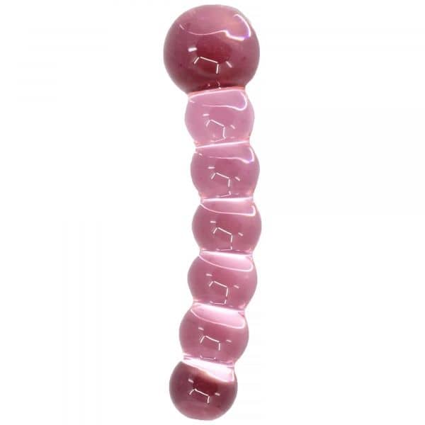Glassy Rose Bubbly Dildo