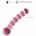 Glassy Rose Bubbly Dildo