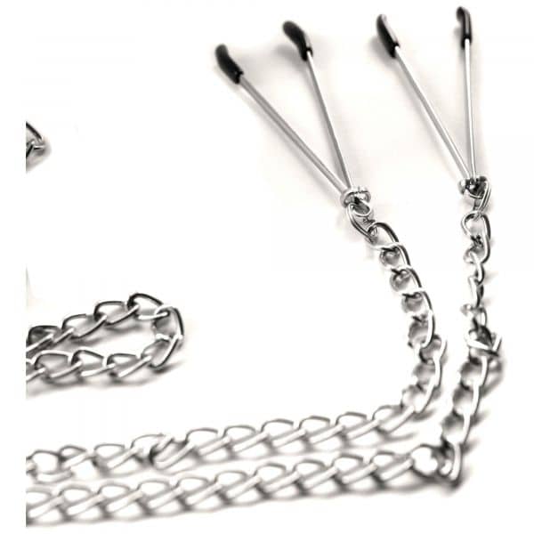 Nipple clamps w. cock ring