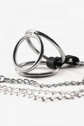 Bondage / BDSM Nipple clamps w. cock ring