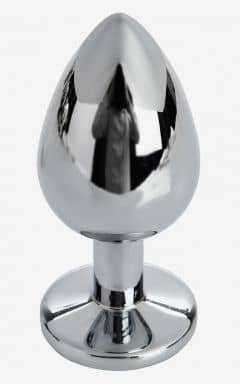 Buttplug Pleasure Steel Plug With Chrystal