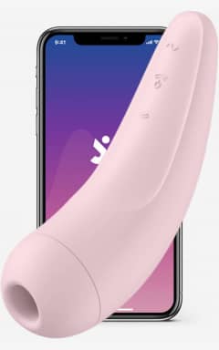 Vibratorer med mobil app Satisfyer Curvy 2+ Pink