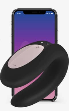 Til par Satisfyer Double Joy Couples Vibrator Black