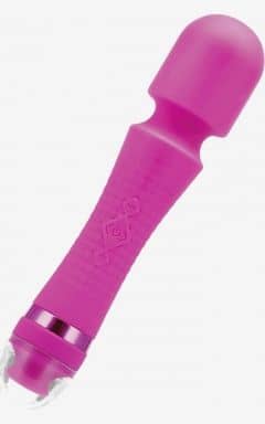 Vibrator Suction Double End Wand Pink