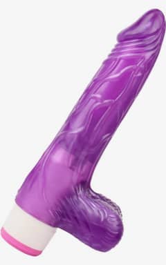 Dildo med vibrator Basic Luv - Sparta Vibrator Purple