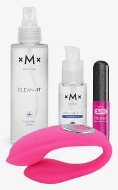 Klaviyo-Clean-it Nona Couples Vibrator - med glidecreme & rengøring