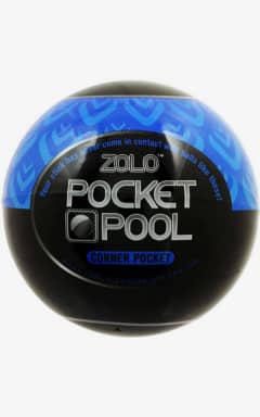 Black Friday Week sexlegetøj til mænd Zolo - Pocket Pool Corner Pocket Blue