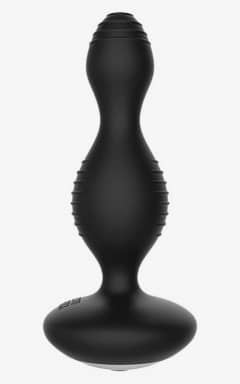 Alle Electroshock E-Stimulation Vibrating Buttplug - Black