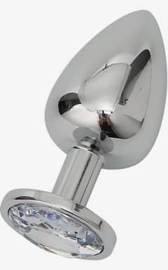 Anal Indulgence Steel Plug With Crystal