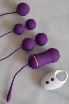 Bækkenbundskugler Kegel Balls with remote control