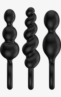 Buttplug og analt sexlegetøj Satisfyer - Booty Call Plugs Black