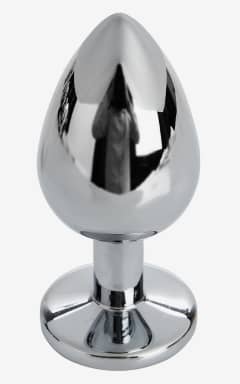 Sexlegetøj til mænd Pleasure Steel Plug With Chrystal