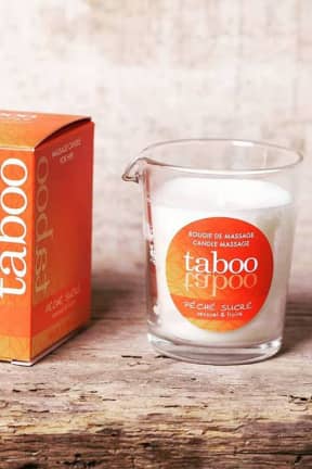 Efterårsvarme Taboo Peche Massage Candle