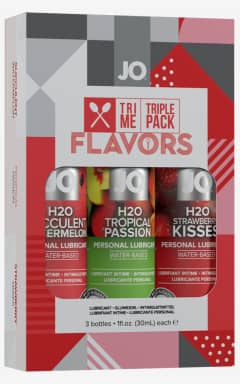 Orgasmegappet System Jo - Tri Me Triple Pack Flavors - 3 x 30 ml