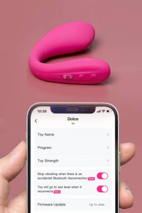 Vibratorer med mobil app Lovense Dolce Dual Vibrator