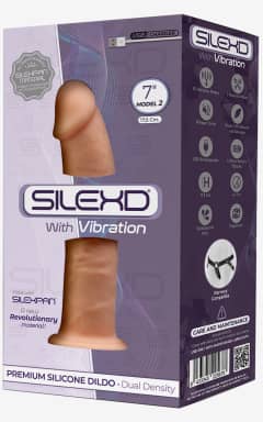 Dildo Silexd Model 2 7" Vibration Nude