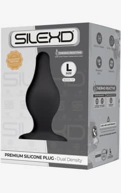 Buttplug og analt sexlegetøj Silexd Plug Model 2 L Black