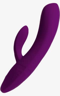 Vibrator Laid - V.1 Silicone Rabbit Vibrator Purple