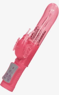 Vibrator Rotating Butterfly Pink