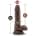 Dr. Skin Plus 16,5cm Posable Dildo Chocolate