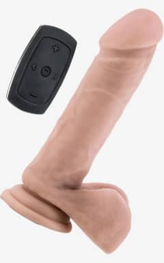 Dildo med sugekop Dr. skin Silicone Dr. Dylan Vibrating Vanilla