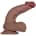 Evolved Flexskin Poseable Dildo 19,5cm Mocha