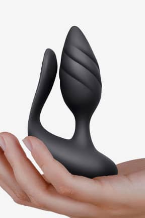 Buttplug og analt sexlegetøj Rocks Off Cocktail Dual Motored Couples Toy Black