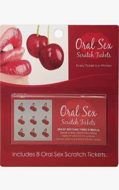 Intimlegetøj Oral Sex Scratch Tickets