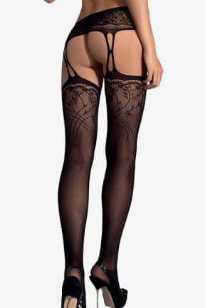 Alle Obsessive Garter Stockings Black OS