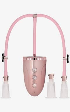 Klitorispumper Automatic Rechargeable Clitoral & Nipple Pump Set 