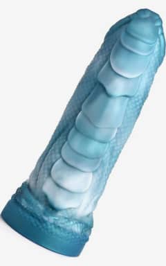 Dildo Sea Serpent Blue Scaly Silicone Dildo