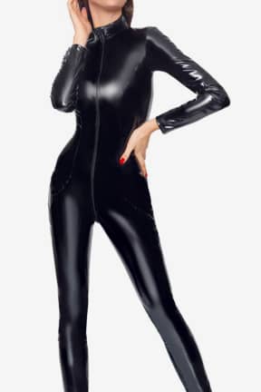 Lingeri Black Level Vinyl Jumpsuit