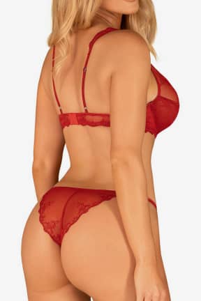 Lingeri Obsessive Lonesia Set Red