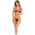 I Like It Rough 2PC Bra Set Burgundy