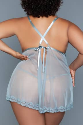 Alle BeWicked Bridgette Babydoll Grey