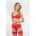 Besired 3 Piece Bra Set Marzia Red S/M