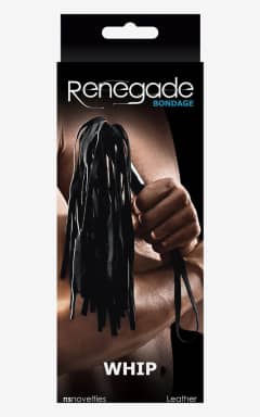 Bondage Renegade Bondage Whip Black