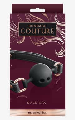 Bondage Bondage Couture Ball Gag Black