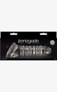 Sexlegetøj til mænd Renegade Ribbed Extension Clear