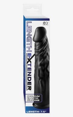 Penisforlængere Length Extender Sleeve 7.5inch Black