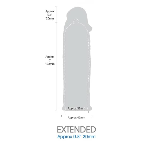Length Extender Sleeve 6inch Black