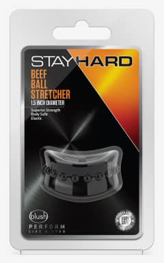 Sexlegetøj til par Stay Hard Beef Ball Stretcher Black