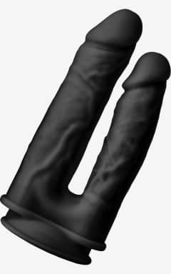 Dildo Real Love Dual Density Double Penetrator Black