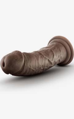 Dildo Dr. Skin Plus 8inch Thick Posable Dildo Chocolate