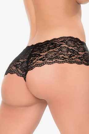 Sexet Lingerie A&E Cheeky Panty With Bullet Black