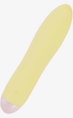 Onanifavoritter til hende Cuties Mini Vibrator Yellow Sleek